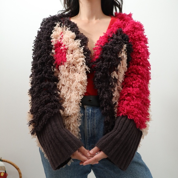 Ryan Roche 100% Cashmere Pink Cardigan Knit Jacket / 2013 NY Collection - Picture 5 of 12